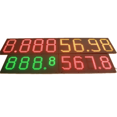 IP65 Gas Station LED Oil Price Display Board For Price Adjustment